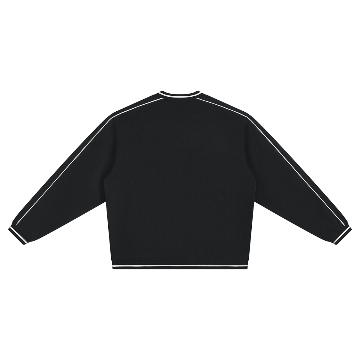 Unisex Color Block V-Neck Sweatshirt