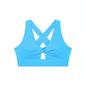 Women's Twist Front V-Neck Sports Bra