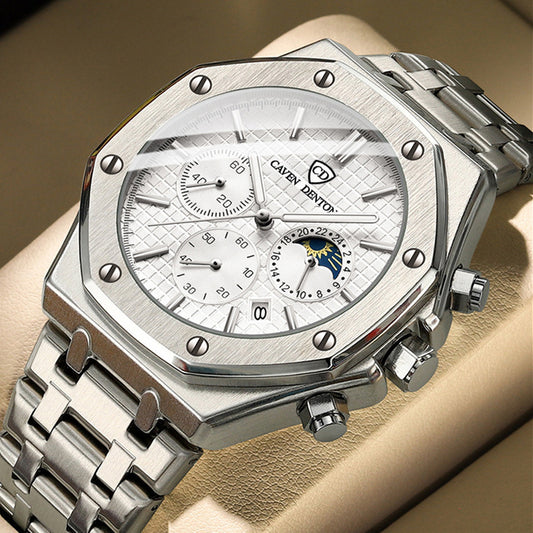 Caven Denton waterproof Steel Strap Watch
