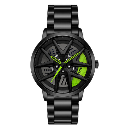 Cool Wheel Hollow Out Quartz Watch