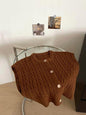 Style Casual Solid Color Cable Knit Sleeveless Women's Vest