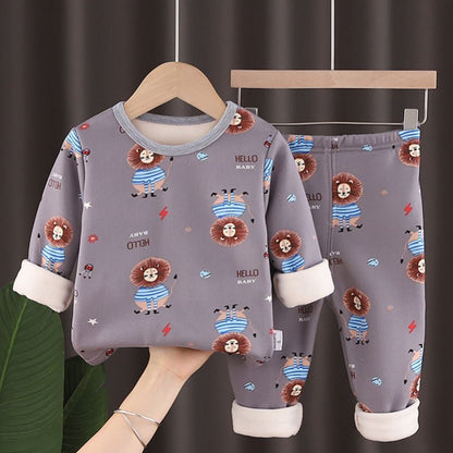 Boy Long-sleeved Thick Thermal