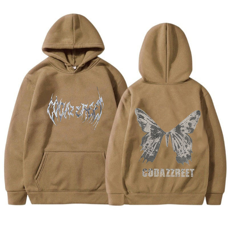 Hip Hop Butterfly Hoodie Streetwear