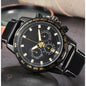 Men's Six-pin Full-function Quartz Watch