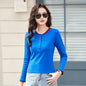 Round neck open button  T-shirt