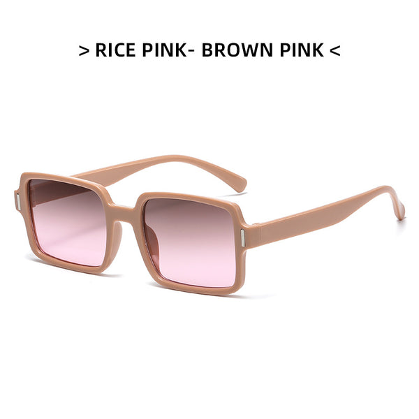 Lunettes de soleil carrées simples et tendance