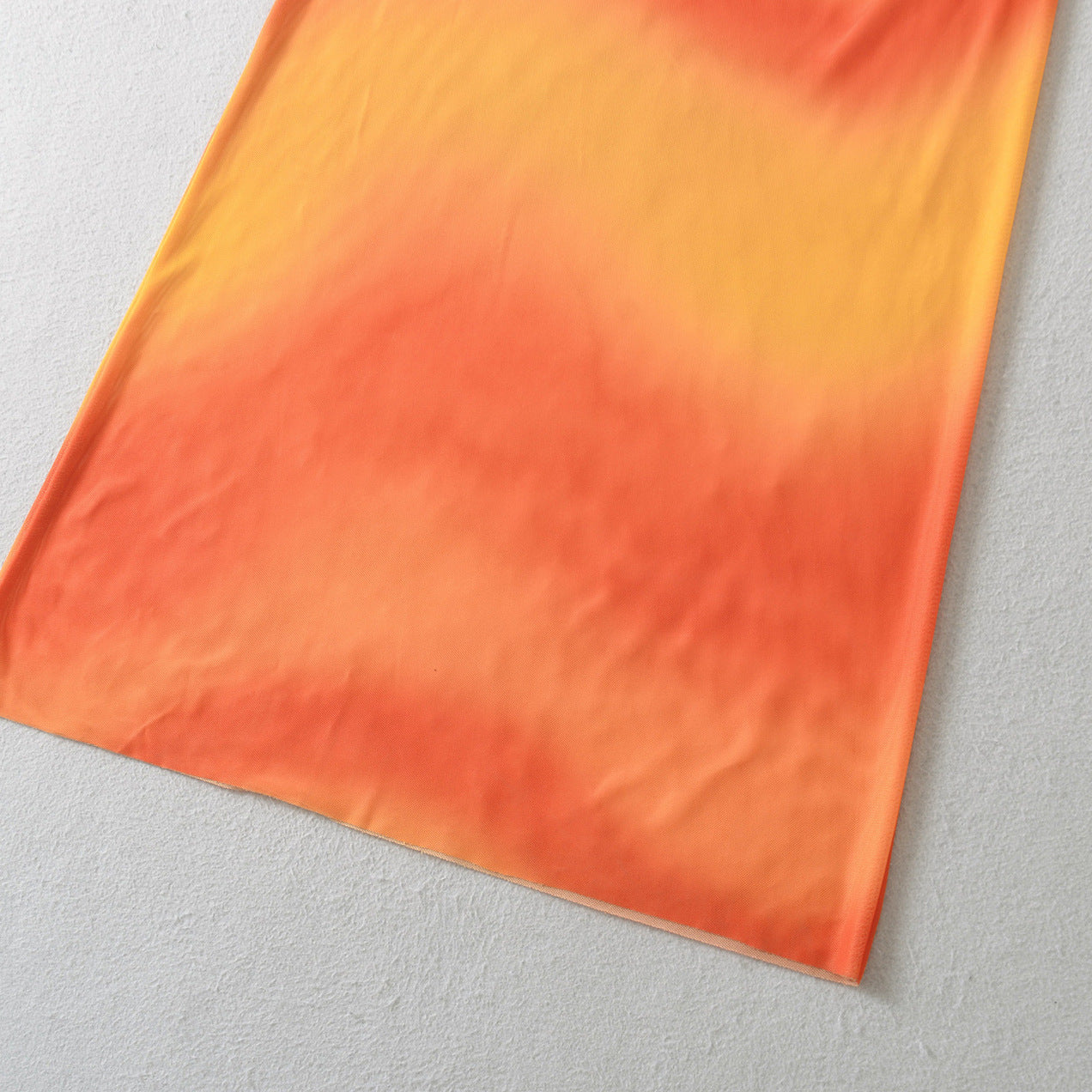 Printed gradient camisole dress