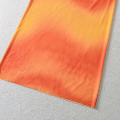 Printed gradient camisole dress