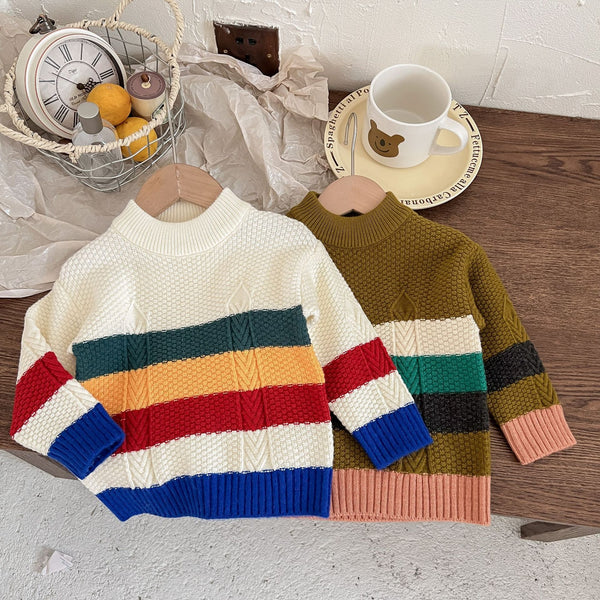 Sweater Cardigan Baby Round Neck Coat - Stuffs & Savers