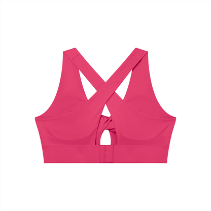 Women's Twist Front V-Neck Sports Bra