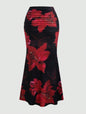 Women’s A-Line Skirt – Casual Leisure Style, Vacation Long Skirt