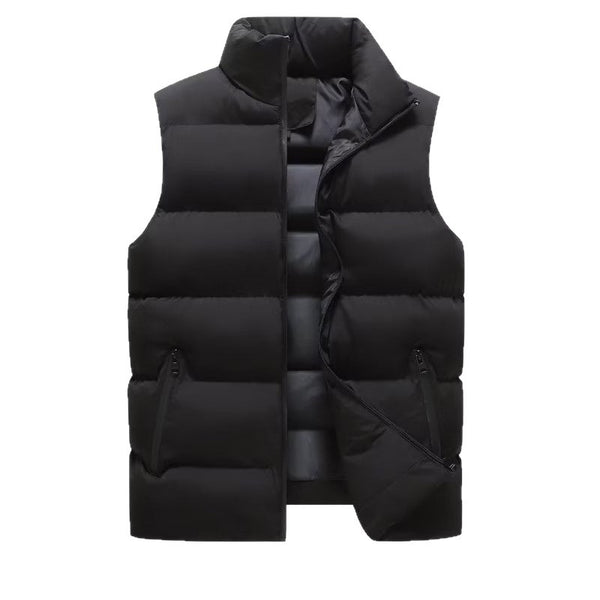 Casual Loose Warm Men's Vest with Fleece Lining
