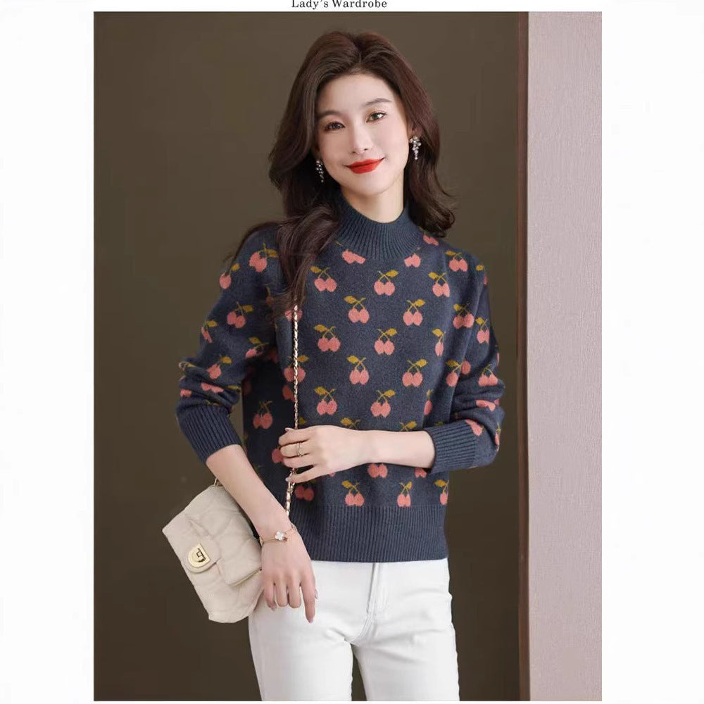 Women's Cashmere Sweater turtleneck