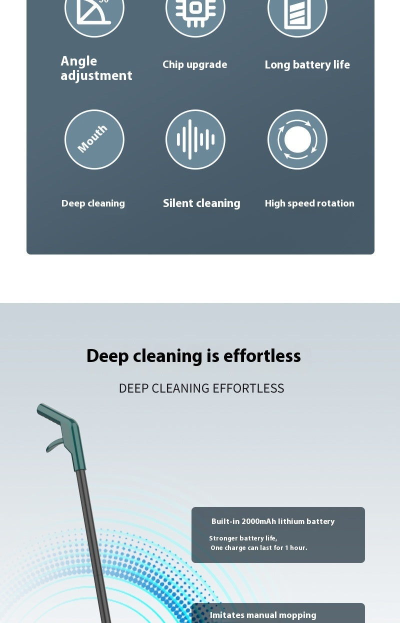 Wireless Home Sweeping And Mopping All-in-one Machine