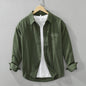 Cotton Simple Long Sleeve Shirt
