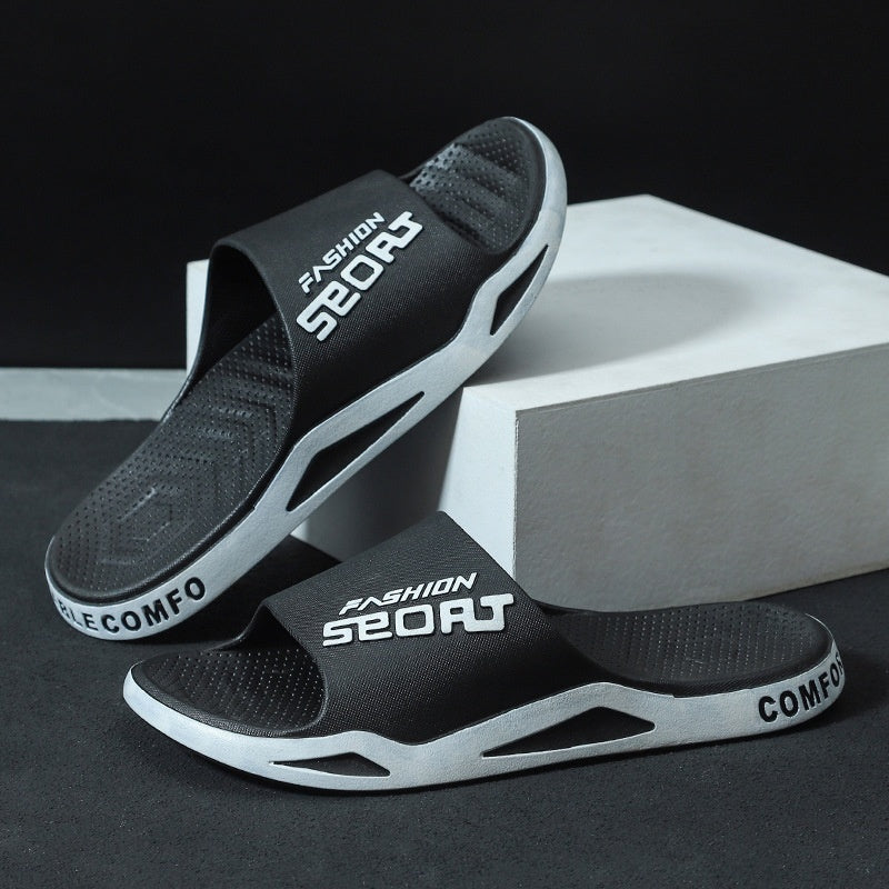 Men's Thick-soled Basketball Fashion Slippers