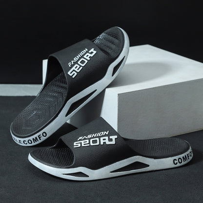 Men's Thick-soled Basketball Fashion Slippers