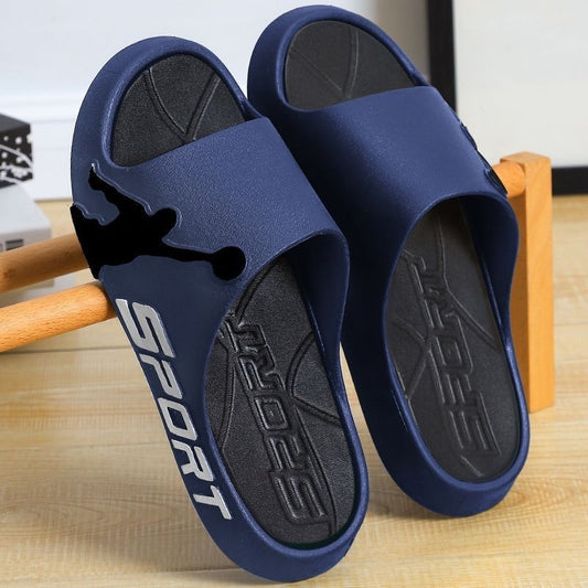 Men's Thick-soled Basketball Fashion Slippers