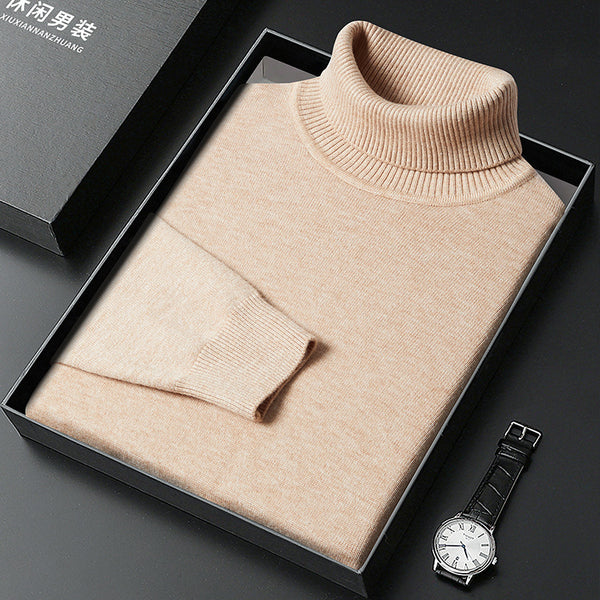 Mens Turtleneck Bottoming Sweater - Stuffs & Savers