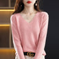 Women's Knitwear V-neck Pullover