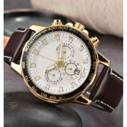 Men's Six-pin Full-function Quartz Watch