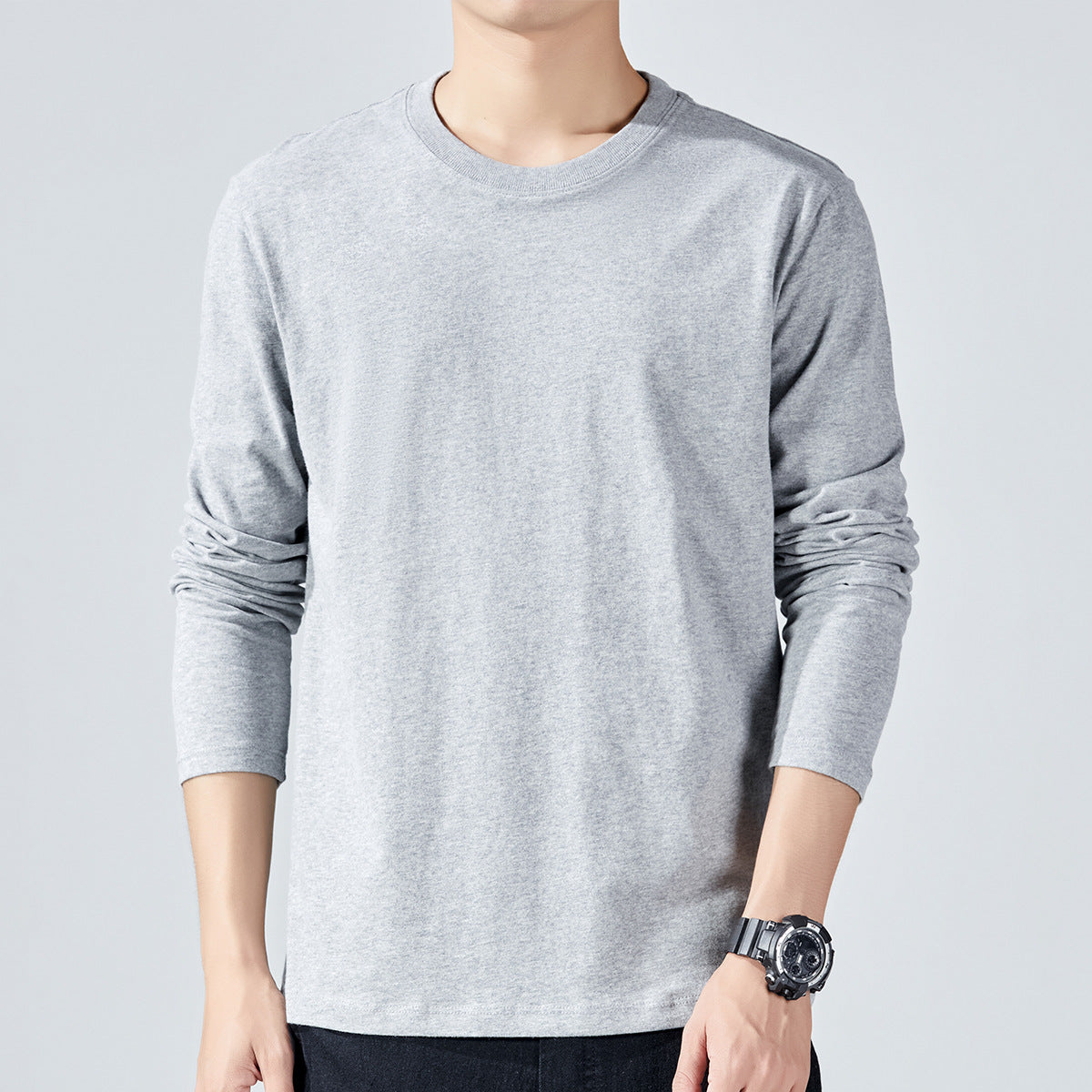Cotton Long-Sleeve T-Shirt