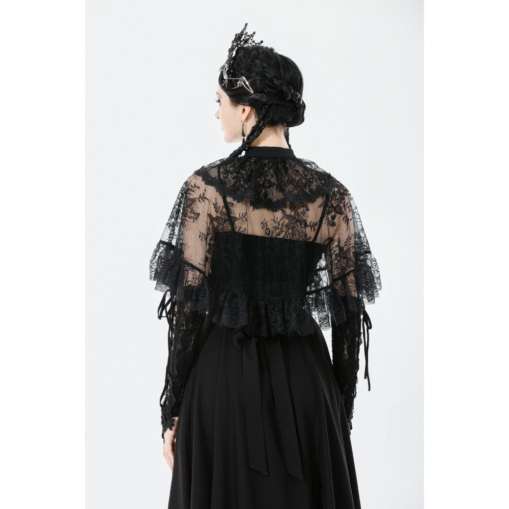 Capelet dentelle à volants Bellatrix Dark in Love