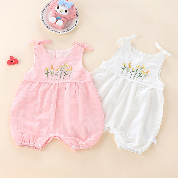 Salopette bébé fille en coton Personnalité Mode