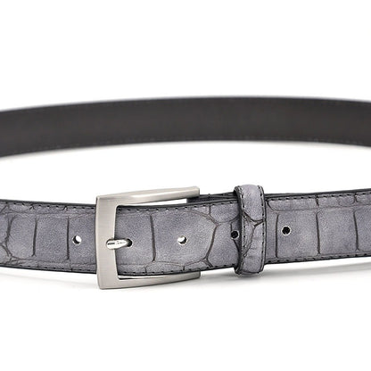 Men's Pu leather pin buckle belts