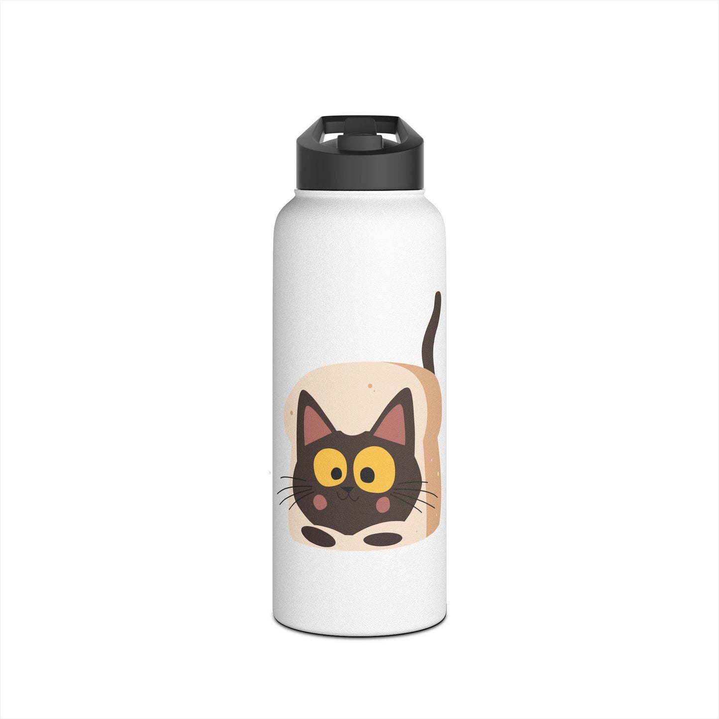 Stainless Steel Water Bottle Lid-cat