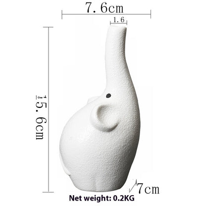 Cartoon Ceramic Vase For Dried Flowers Creative Holder