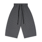 Unisex Plaid Loose Capri Shorts