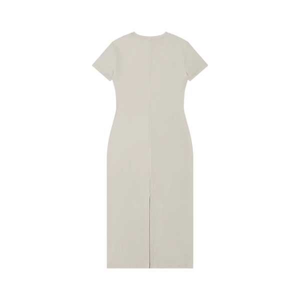 Waran Women’s V-Neck Short Sleeve Maxi Dress 260GSM