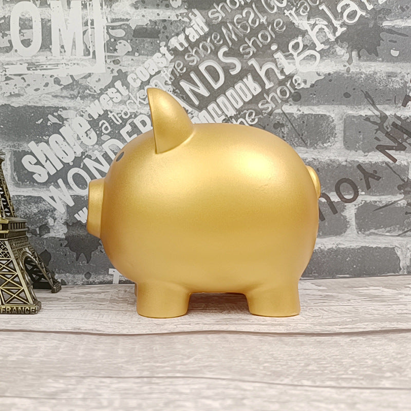 Children's Cute Cartoon Vinyl Pig Coin Bank Children Can't Break