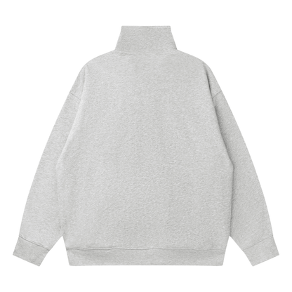 Waran Quarter-Zip Drop Shoulder Sweatshirt