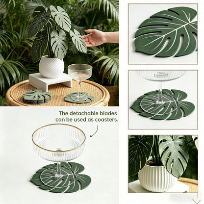 Monstera Leaf 3D Printed Coasters