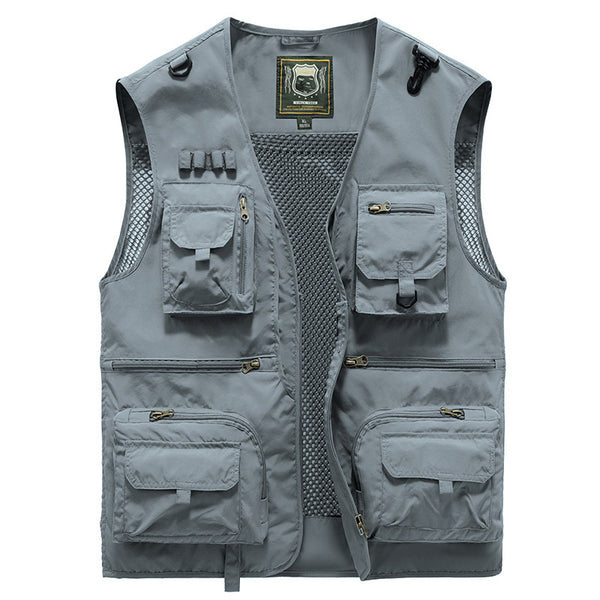 Mesh Cargo Sleeveless Jacket Tool Vest