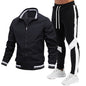 Men's Casual Outdoor Baseball Jacket Set