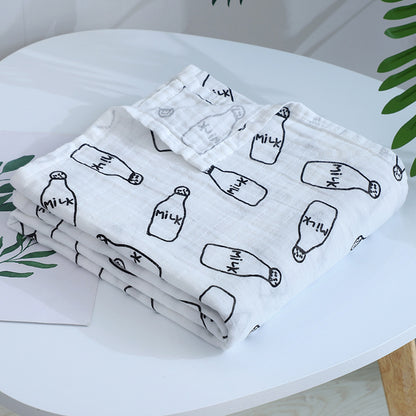 Double-layer Gauze Gro-bag Muslin Newborn Swaddling Towel