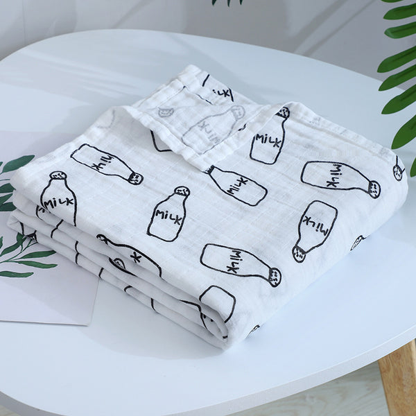 Double-layer Gauze Gro-bag Muslin Newborn Swaddling Towel