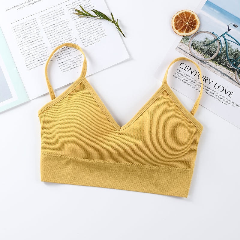 Women Tank Crop Tops Seamless