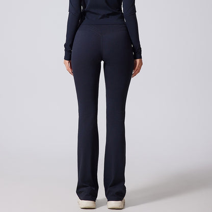 Women's Wide-leg High-waisted Slim-fit Flared Pants