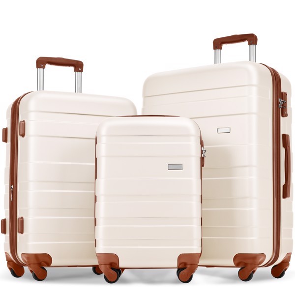 Luggage Set With 3 ABS Hard Shells