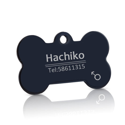 Petit pendentif antivol en acier inoxydable pour animaux de compagnie