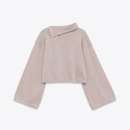 Commuter style long sleeved with rolled edges