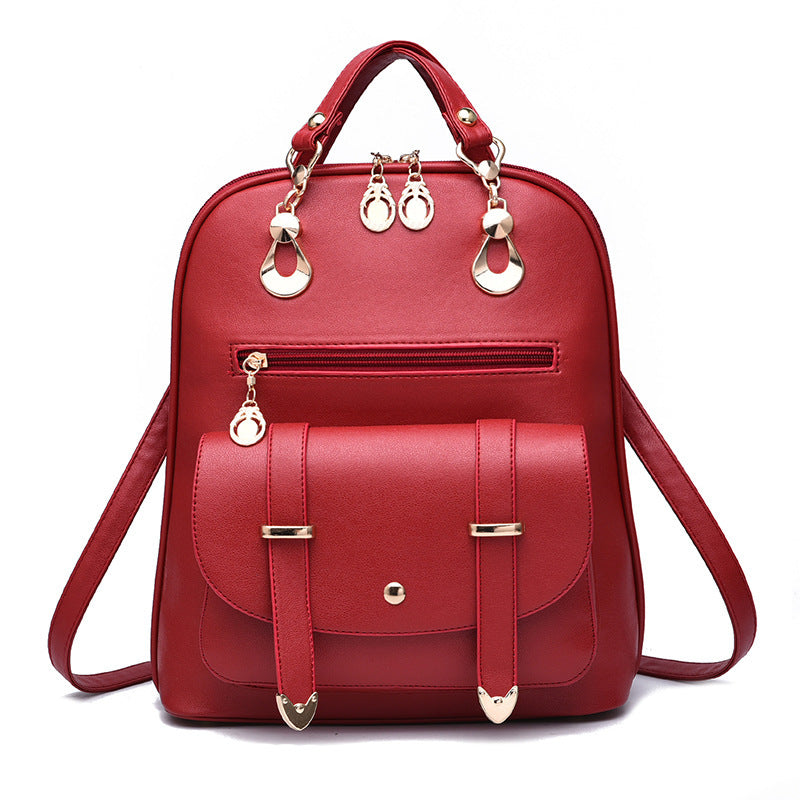 Sac à dos deux-en-un en cuir PU pour femme