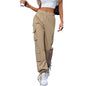 Women's High Waist Pocket Straight-leg Pants