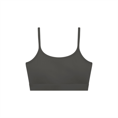 Women's Solid U-Neck Sports Bra