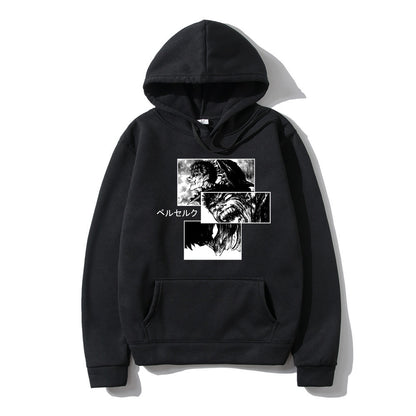 Berserk Loose Hooded Sweatshirt