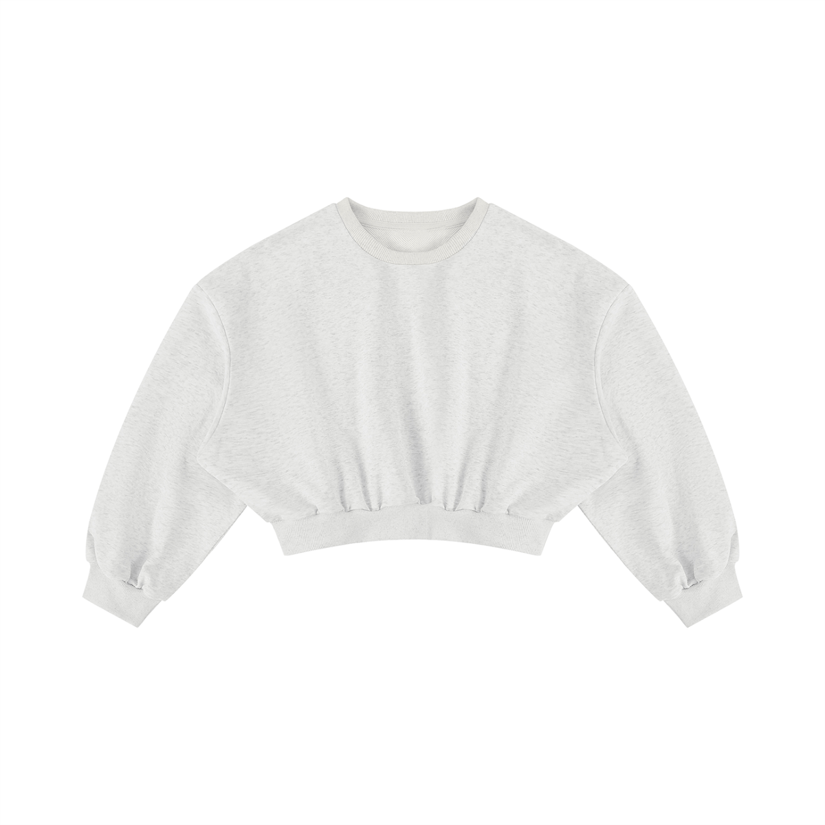 Women's Boxy Cropped Crewneck Sweatshirt